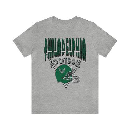 Throwback Vintage Philadelphia Eagles Tee - 90's Short Sleeve T-Shirt - NFL Football Men's & Women's Apparel - Design 3