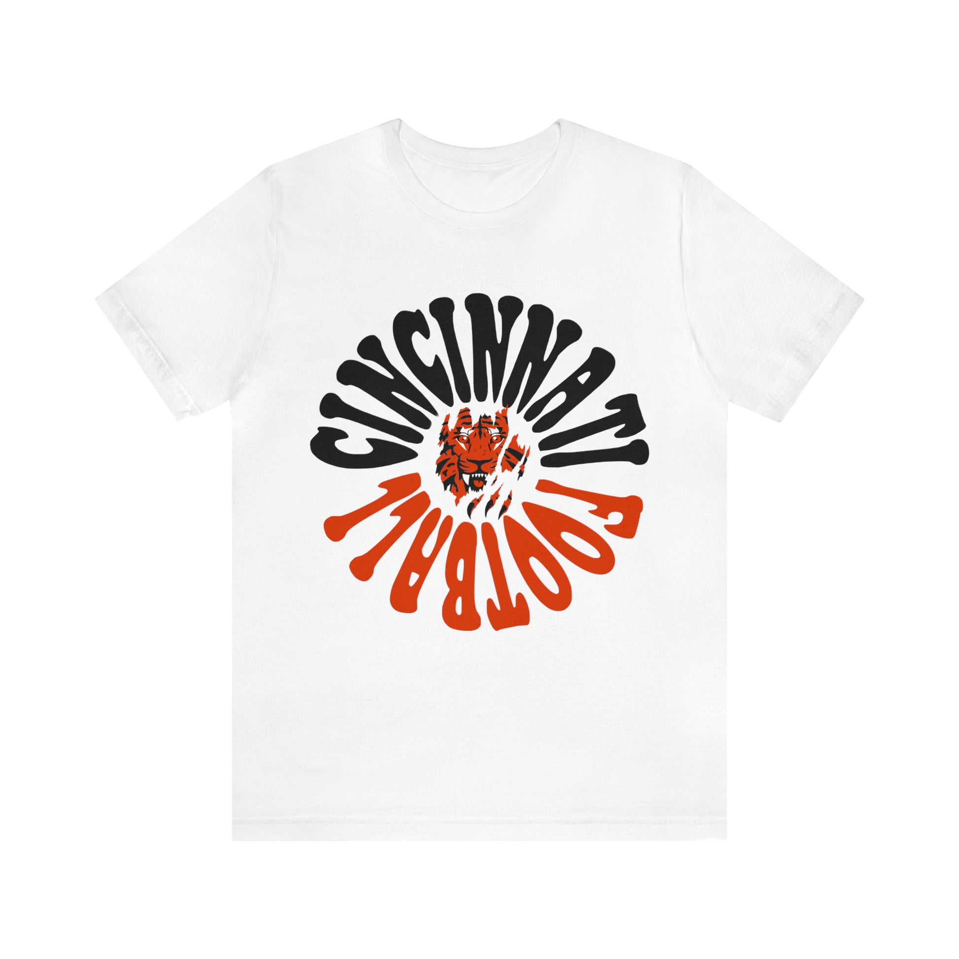 Cincinnati Bengals T-Shirt - Vintage Short Sleeve Tee - Retro Oversized, 90's Men's & Women's Apparel - Design 2