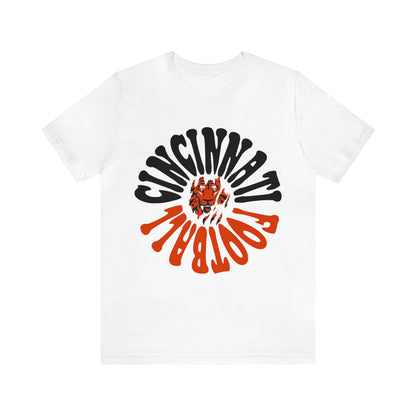 Cincinnati Bengals T-Shirt - Vintage Short Sleeve Tee - Retro Oversized, 90's Men's & Women's Apparel - Design 2