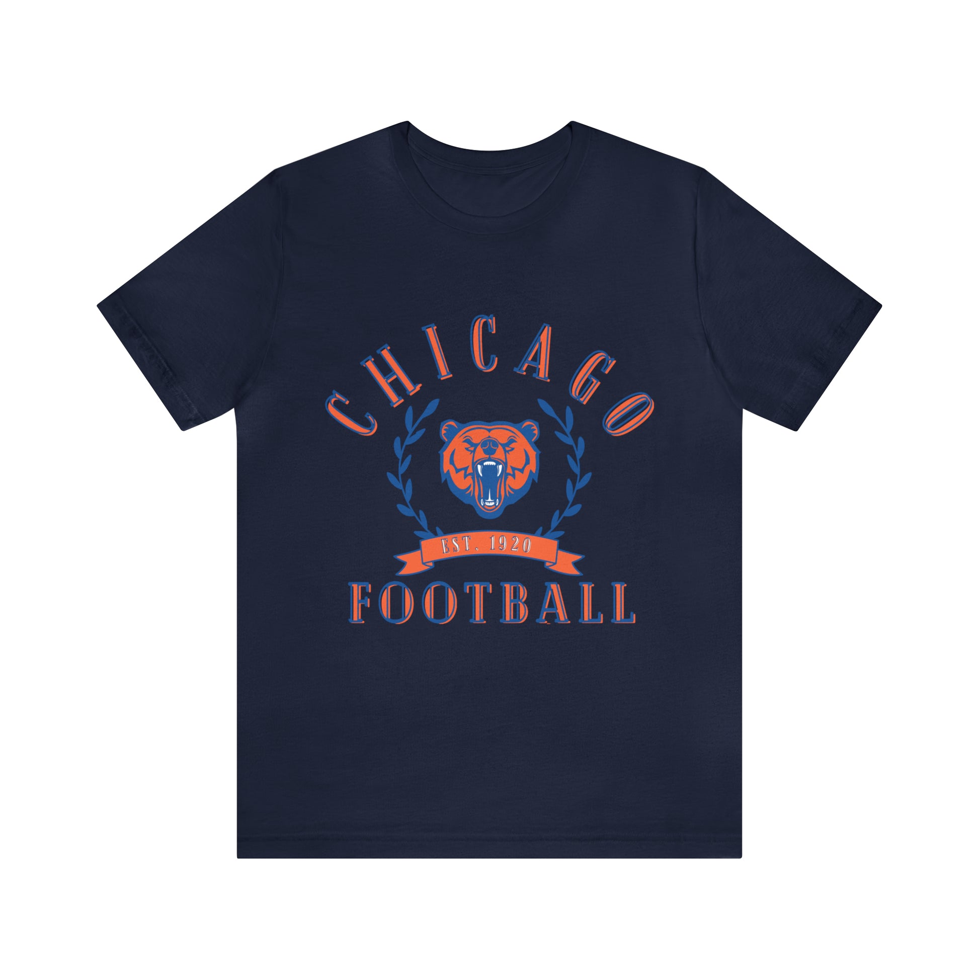 Vintage Chicago Bears Short Sleeve T-Shirt - Throwback NFL Football Men's & Women's Oversized Tee - Design 3