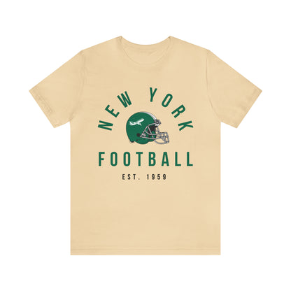 Vintage New York Jets Football Tee - Retro Football T-Shirt Apparel - Men's & Women's Unisex Sizing