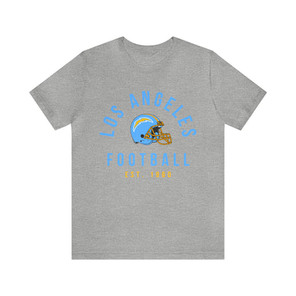 Vintage Los Angeles Chargers T-Shirt - Vintage L.A. Football Oversized Short Sleeve Tee Style Apparel - Design 2