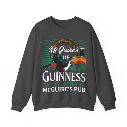 Guinness McGuire's Pub Sweatshirt — Irish Pub St. Patrick's Day Crewneck