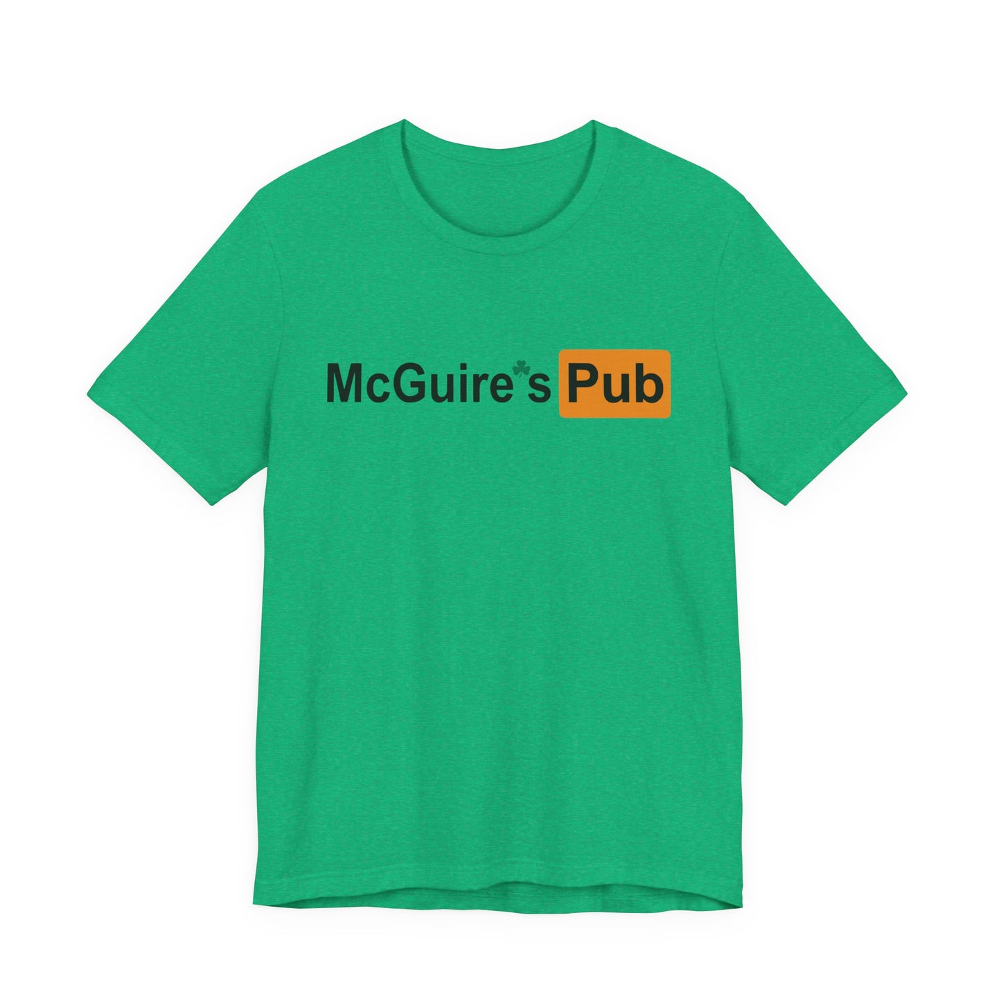 Men's Unisex McGuire's Vintage Shamrock T-Shirt - McGuire's Pub Logo