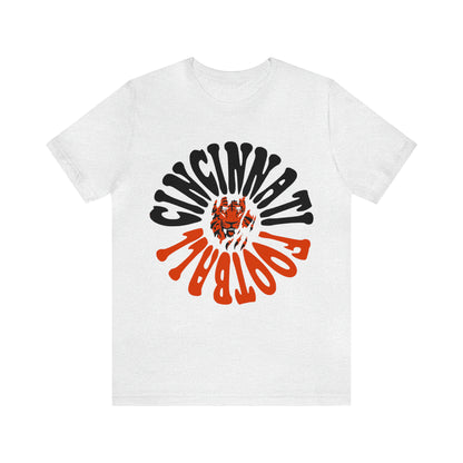 Cincinnati Bengals T-Shirt - Vintage Short Sleeve Tee - Retro Oversized, 90's Men's & Women's Apparel - Design 2