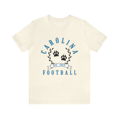 Vintage Carolina Panthers Short Sleeve T-Shirt - Retro NFL Apparel - Vintage Men's and Women's - Design 3
