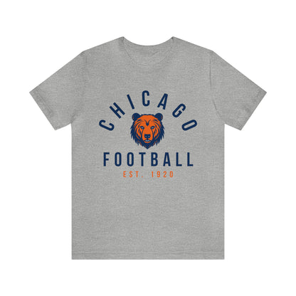 Vintage Chicago Bears Short Sleeve T-Shirt - Throwback NFL Football Men's & Women's Oversized Tee - Design 4