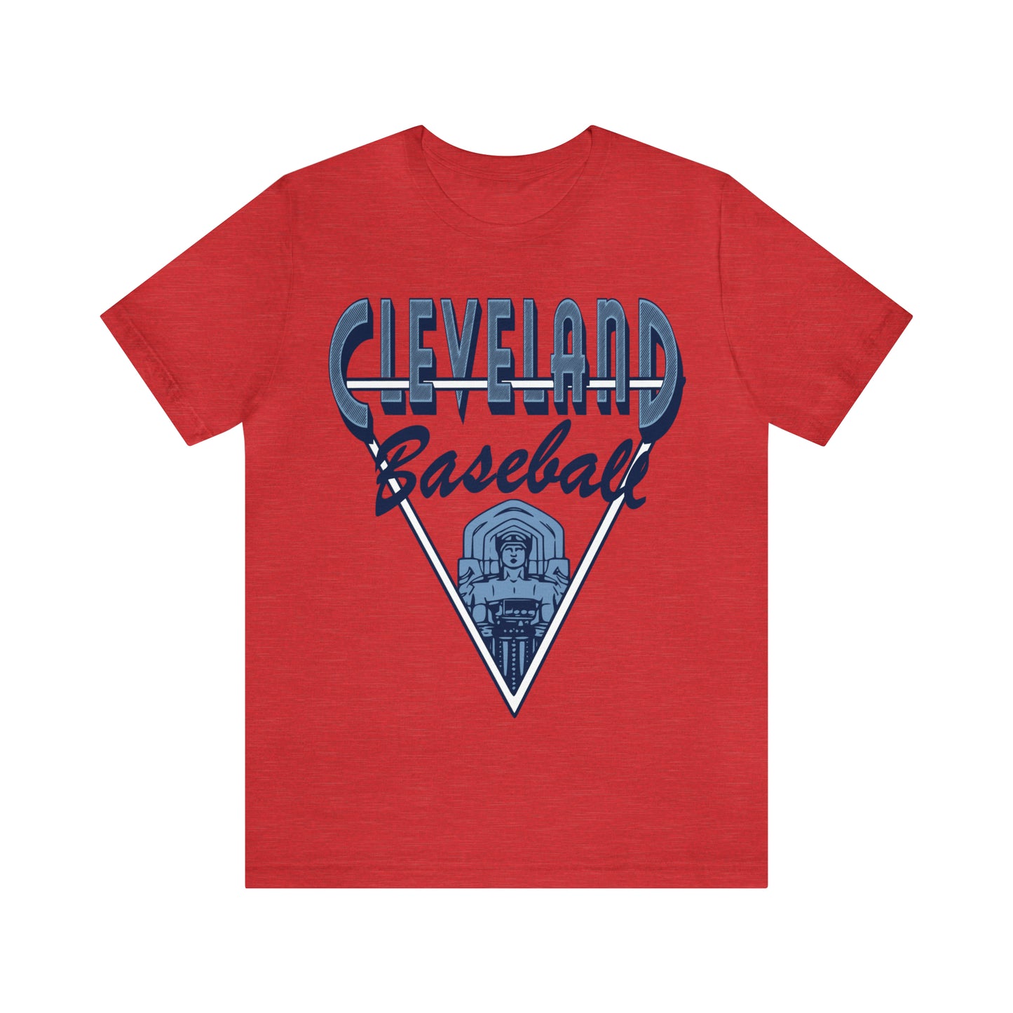 Vintage Cleveland Baseball Tee - CLE Short Sleeve T-Shirt - MLB Baseball Gear - Vintage Men's & Women's Apparel