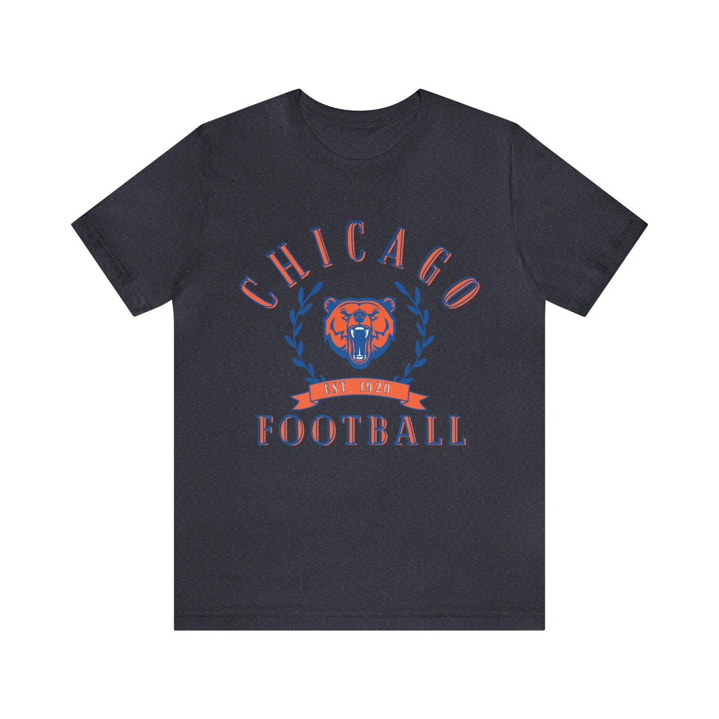 Vintage Chicago Bears Short Sleeve T-Shirt - Throwback NFL Football Men's & Women's Oversized Tee - Design 3