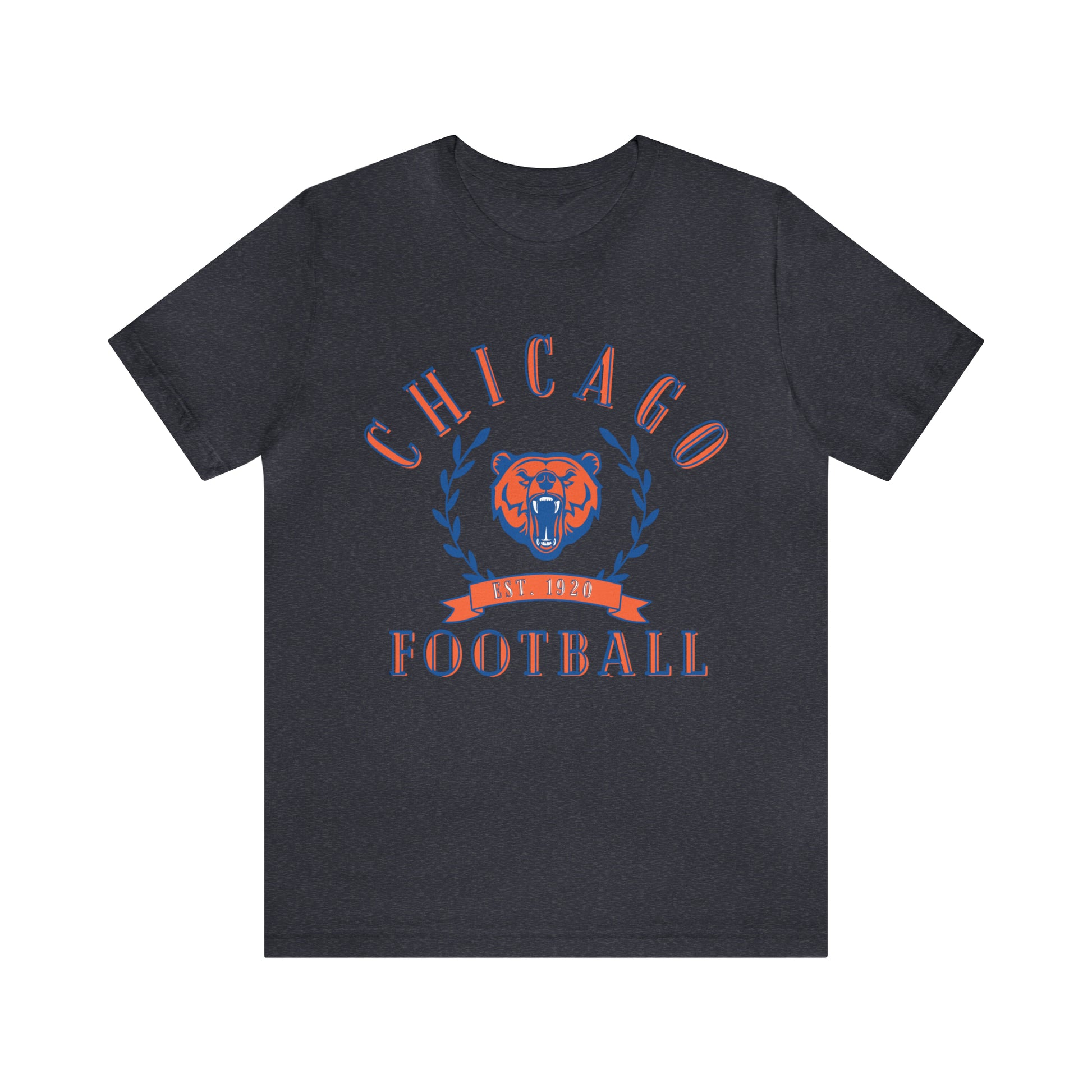 Vintage Chicago Bears Short Sleeve T-Shirt - Throwback NFL Football Men's & Women's Oversized Tee - Design 3