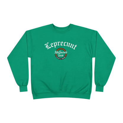 Men's Unisex McGuire's Pub Sweatshirt — Leprecunt Irish Pub St. Patrick's Day Crewneck
