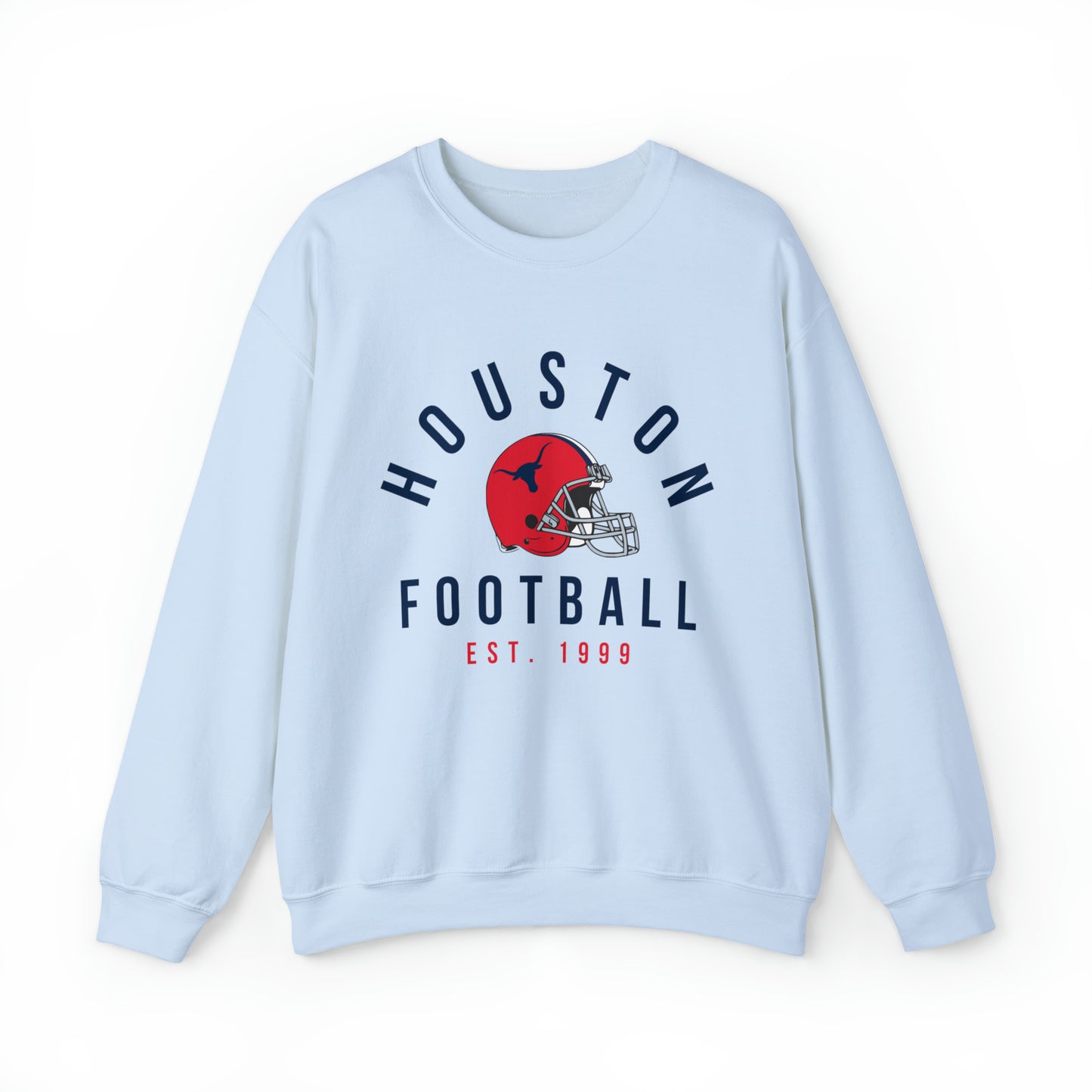 Vintage Houston Texans Crewneck - Vintage Style Football Sweatshirt - Men's Women's Unisex Apparel - Design 1