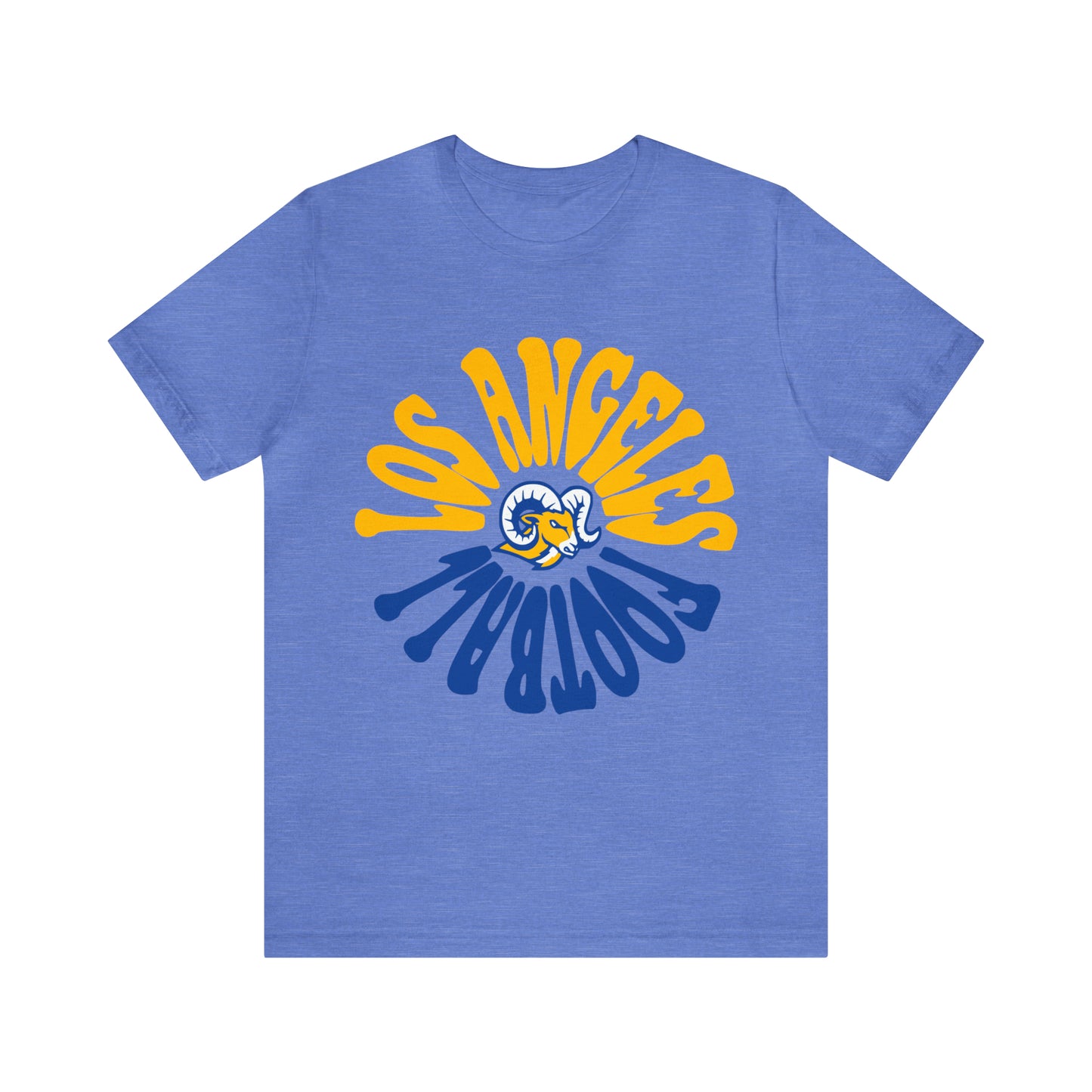 Vintage Los Angeles Rams Tee - Retro California Football T-Shirt Apparel - Men's & Women's Unisex Sizing - Design 2