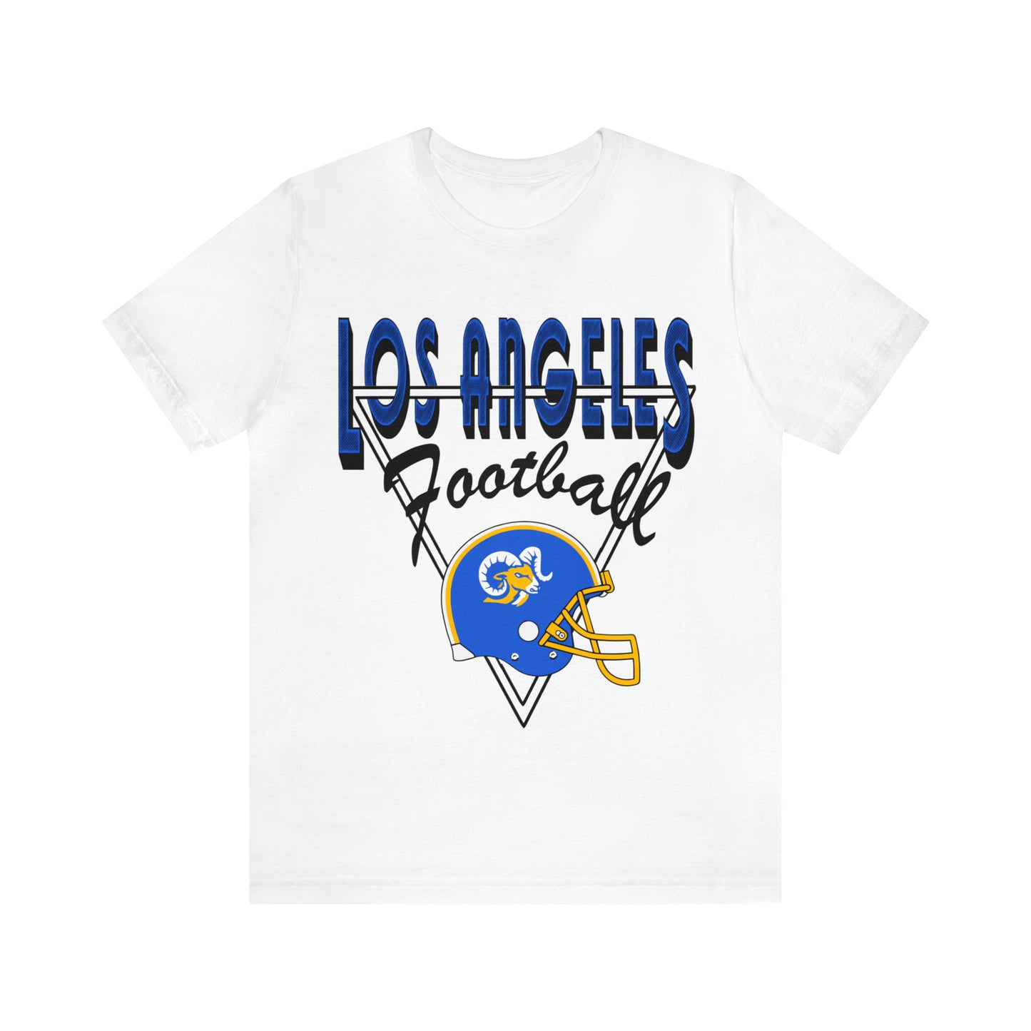 Throwback Los Angeles Rams Tee - Retro California Football T-Shirt Apparel - Men's & Women's Unisex Sizing - Design 3