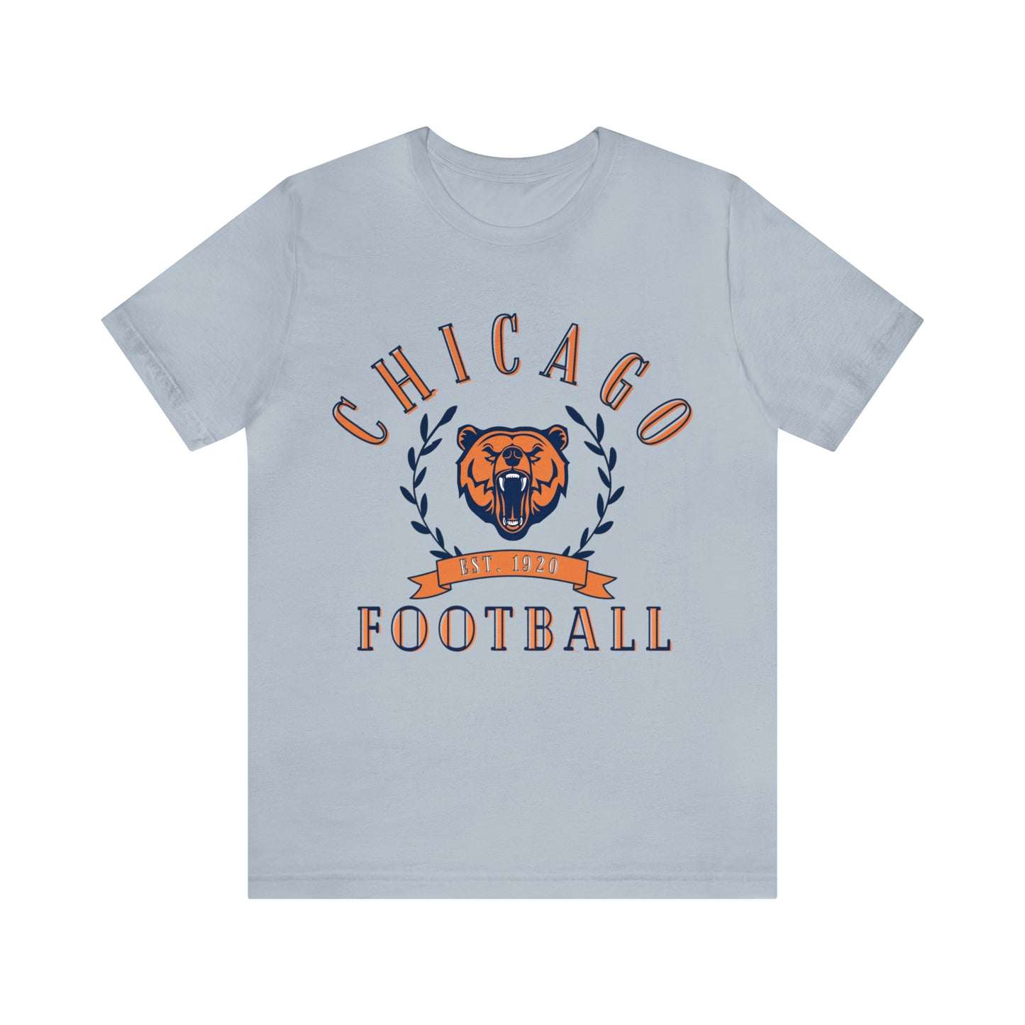 Vintage Chicago Bears Short Sleeve T-Shirt - Throwback NFL Football Men's & Women's Oversized Tee - Design 3