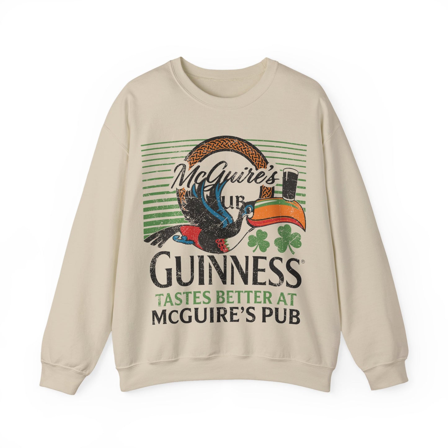 Guinness McGuire's Pub Sweatshirt — Irish Pub St. Patrick's Day Crewneck