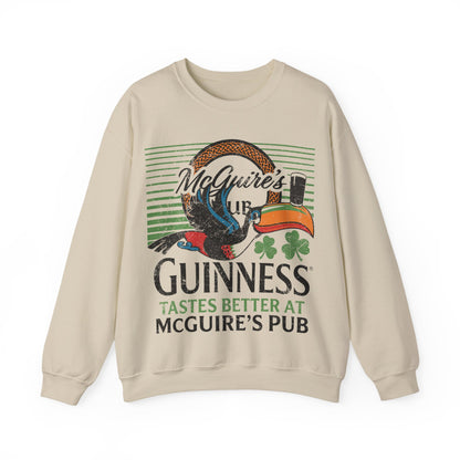 Guinness McGuire's Pub Sweatshirt — Irish Pub St. Patrick's Day Crewneck
