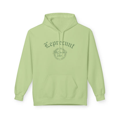 Men's Unisex Hoodie — McGuire’s Garden Market Retro Leprecunt Logo Pullover