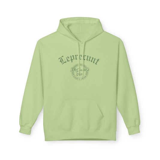 Men's Unisex Hoodie — McGuire’s Garden Market Retro Leprecunt Logo Pullover