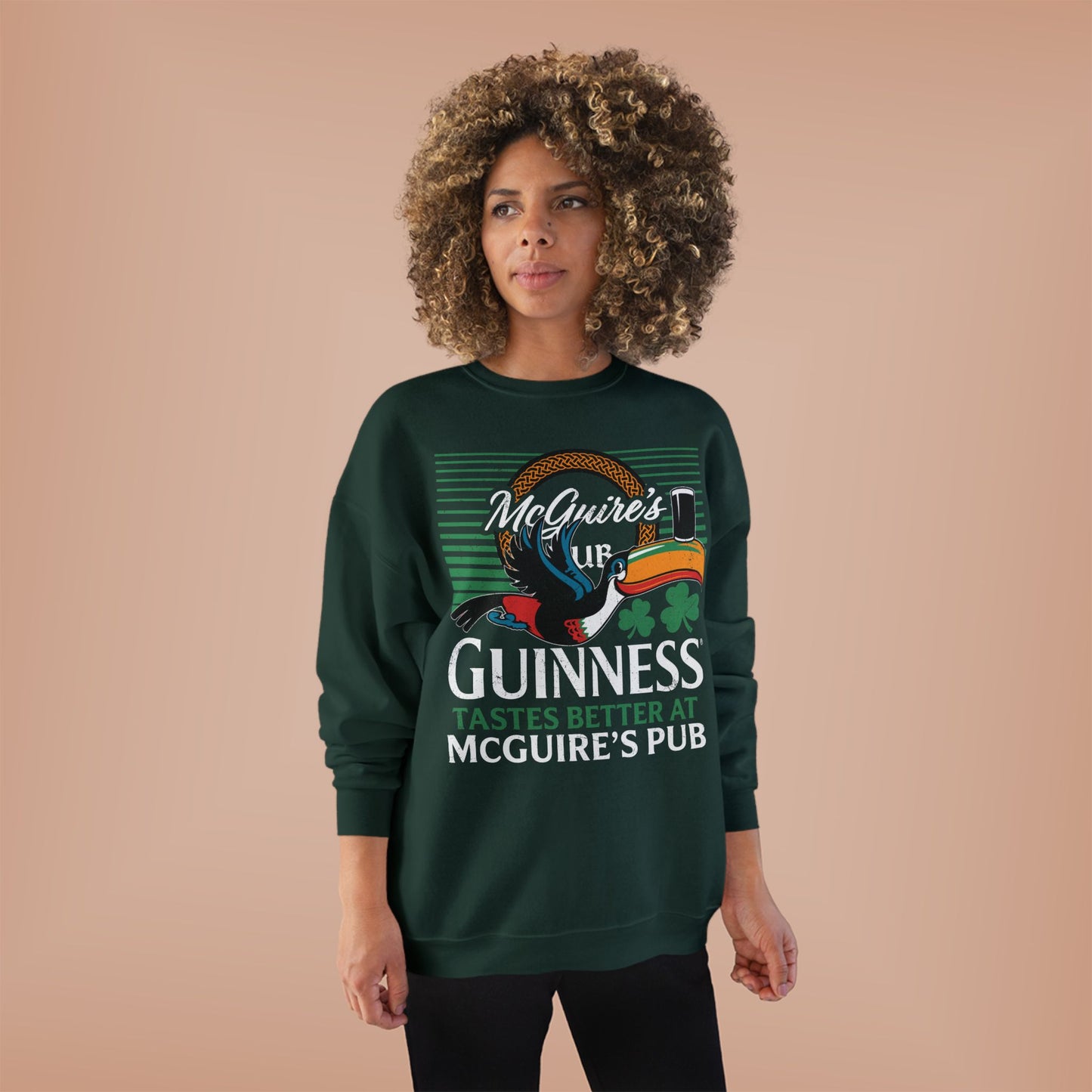 Guinness McGuire's Pub Sweatshirt — Irish Pub St. Patrick's Day Crewneck
