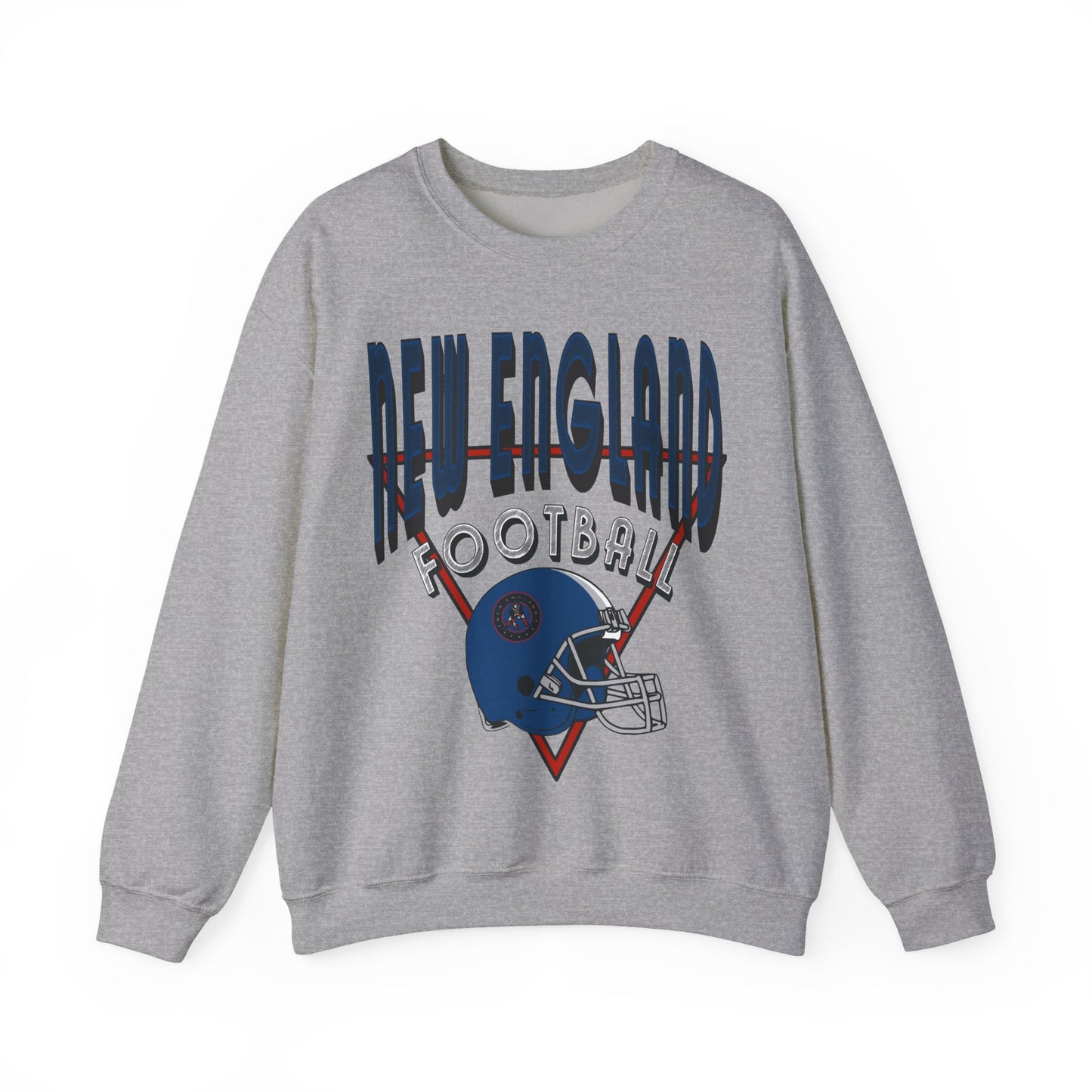 Vintage New England Patriots Sweatshirt - Vintage Style Football Crewneck - Men's & Women's Football Apparel - Design 1