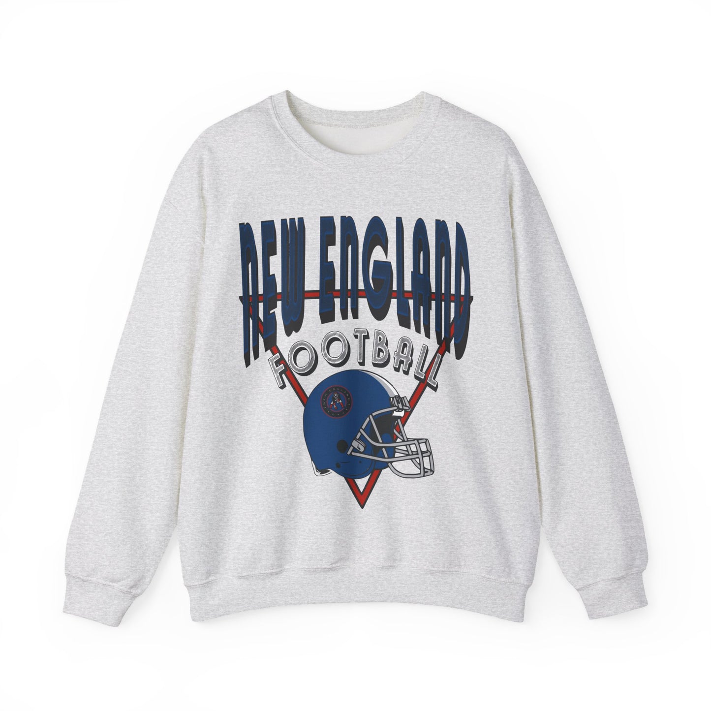 Vintage New England Patriots Sweatshirt - Vintage Style Football Crewneck - Men's & Women's Football Apparel - Design 1