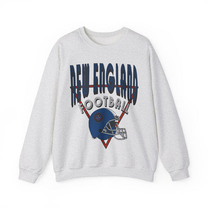 Vintage New England Patriots Sweatshirt - Vintage Style Football Crewneck - Men's & Women's Football Apparel - Design 1