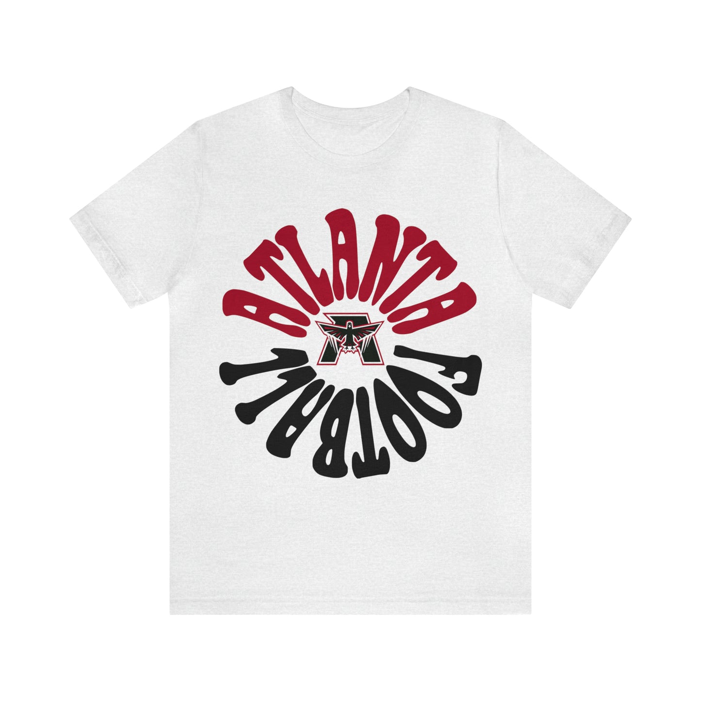 Hippy Retro Atlanta Falcons Short Sleeve T-Shirt - Vintage Unisex Football Tee - Men's & Women's - Design 2