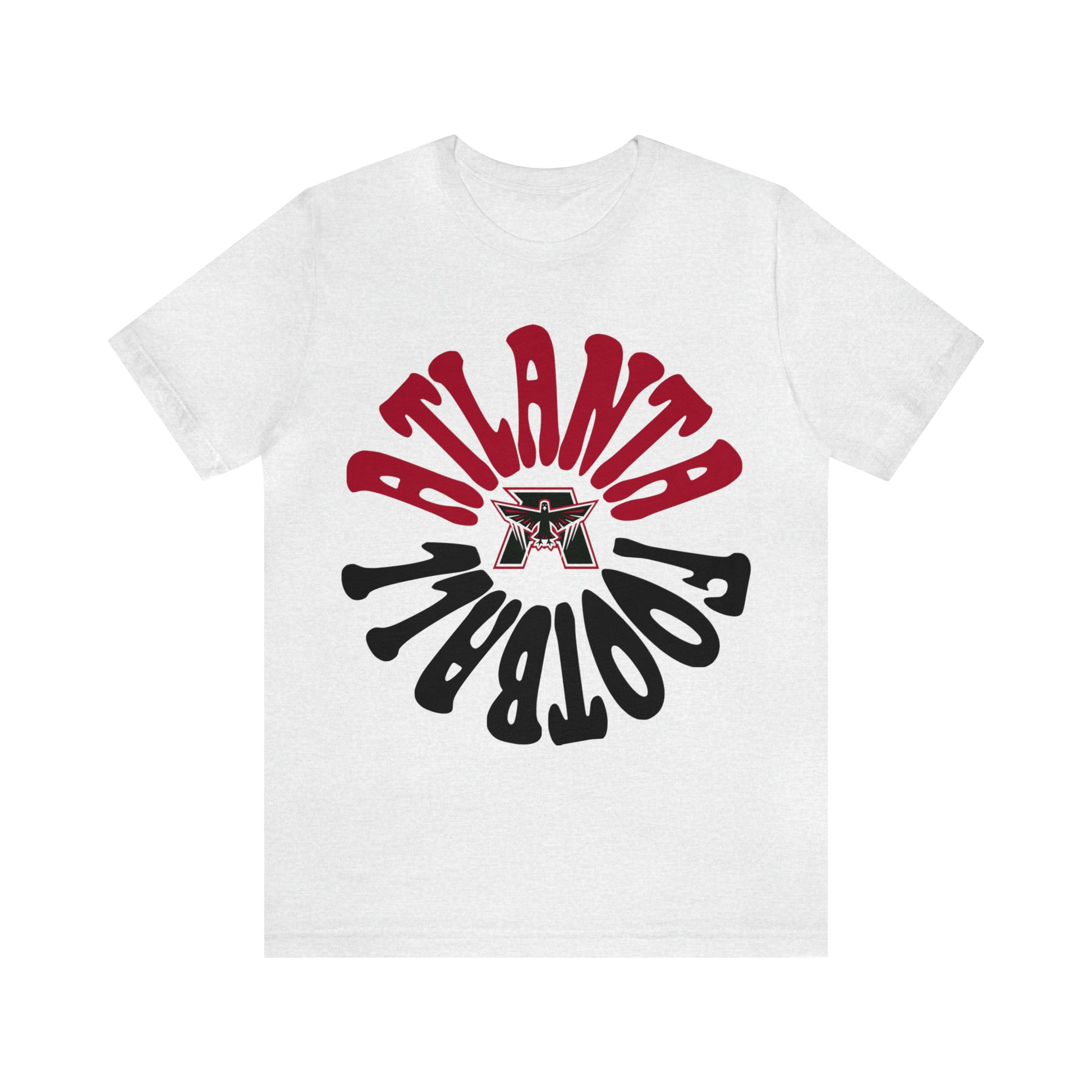 Hippy Retro Atlanta Falcons Short Sleeve T-Shirt - Vintage Unisex Football Tee - Men's & Women's - Design 2