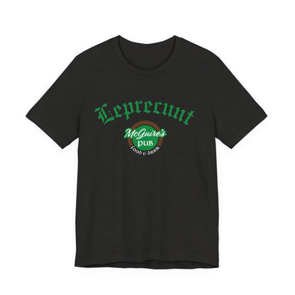 Men's Unisex McGuire's Vintage Shamrock T-Shirt - Leprecunt Logo