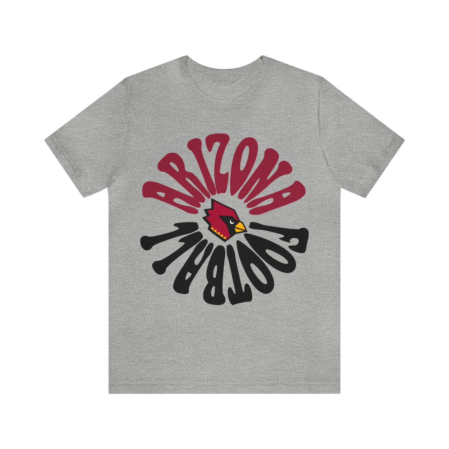 Hippy Retro Arizona Short Sleeve T-Shirt - Vintage Style Football Tee - Men's & Women's Retro Apparel - Design 2