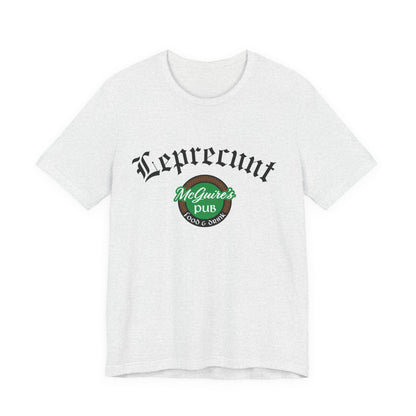 Men's Unisex McGuire's Vintage Shamrock T-Shirt - Leprecunt Logo