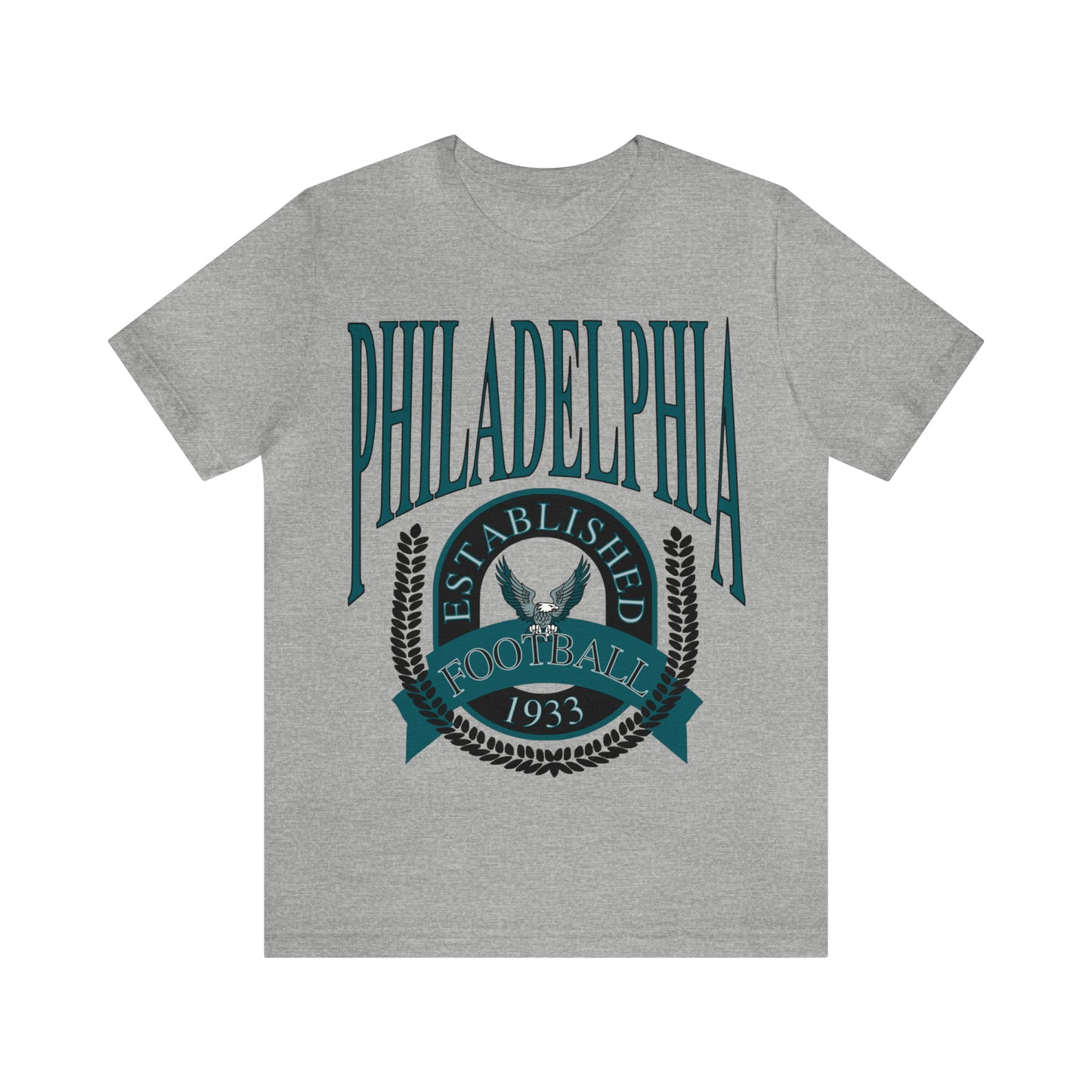 Throwback Vintage Philadelphia Eagles Tee - 90's Short Sleeve T-Shirt - NFL Football Men's & Women's Apparel - Design 1