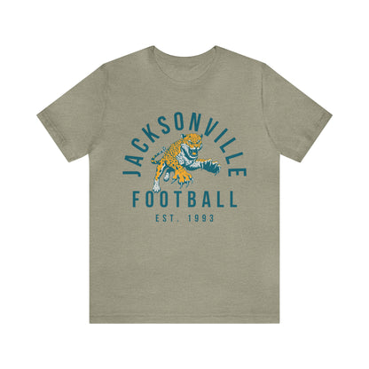 Vintage Jacksonville Jaguars T-Shirt - Retro NFL Football Short Sleeve Tee - Oversized Men's & Women's T-Shirt - Design 3