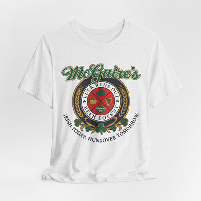 Men's Unisex McGuire's Vintage Shamrock Softstyle Tee T-Shirt