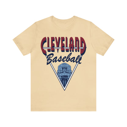 Vintage Cleveland Baseball Tee - CLE Short Sleeve T-Shirt - MLB Baseball Gear - Vintage Men's & Women's Apparel