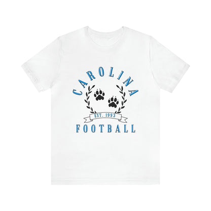 Vintage Carolina Panthers Short Sleeve T-Shirt - Retro NFL Apparel - Vintage Men's and Women's - Design 3