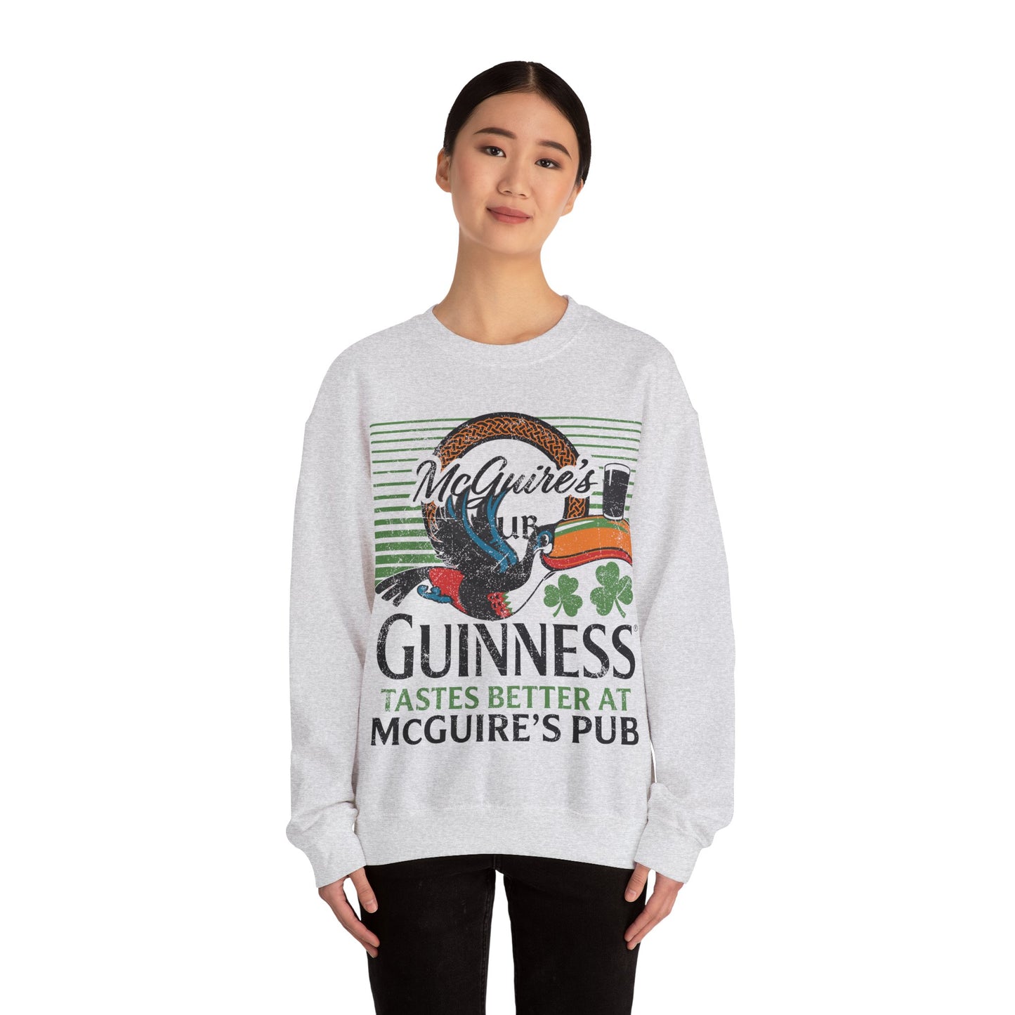 Guinness McGuire's Pub Sweatshirt — Irish Pub St. Patrick's Day Crewneck