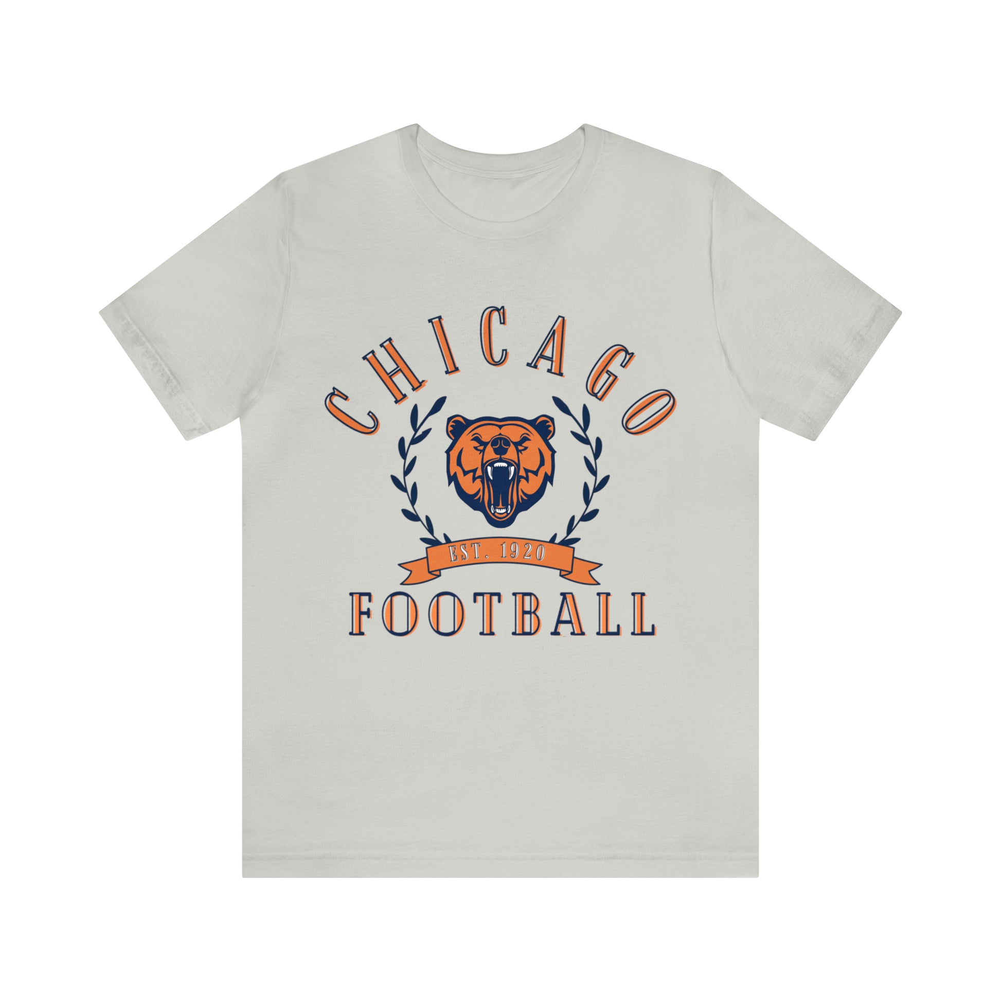 Vintage Chicago Bears Short Sleeve T-Shirt - Throwback NFL Football Men's & Women's Oversized Tee - Design 3