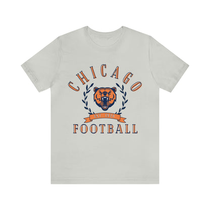 Vintage Chicago Bears Short Sleeve T-Shirt - Throwback NFL Football Men's & Women's Oversized Tee - Design 3