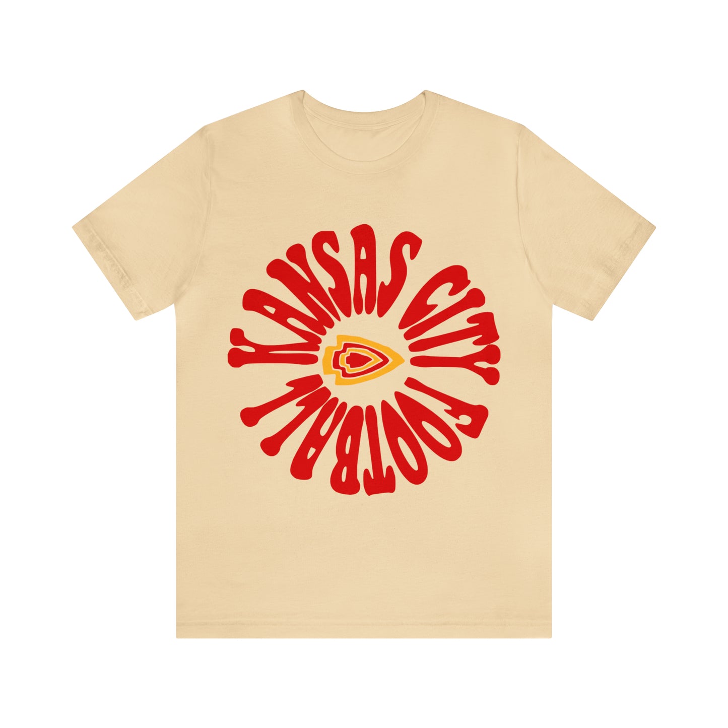 Vintage Kansas City Chiefs T-Shirt - NFL Football Short Sleeve Tee - Travis Kelce & Patrick Mahomes Oversized T-Shirt - Design 2