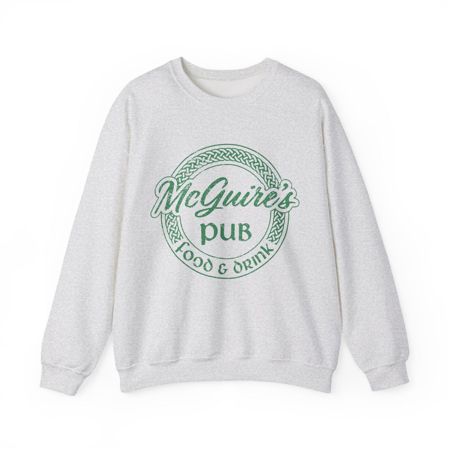 McGuire's Pub Logo Sweatshirt — Irish Pub St. Patrick's Day Crewneck