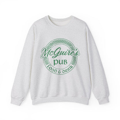 McGuire's Pub Logo Sweatshirt — Irish Pub St. Patrick's Day Crewneck