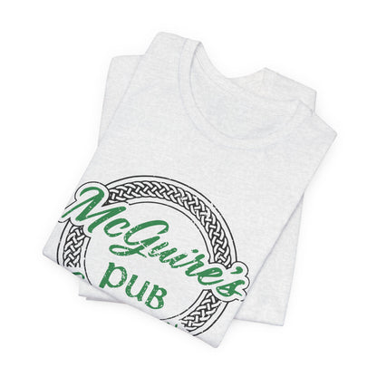 Men's Unisex Logo Pub Ringer Tee —McGuire's Logo