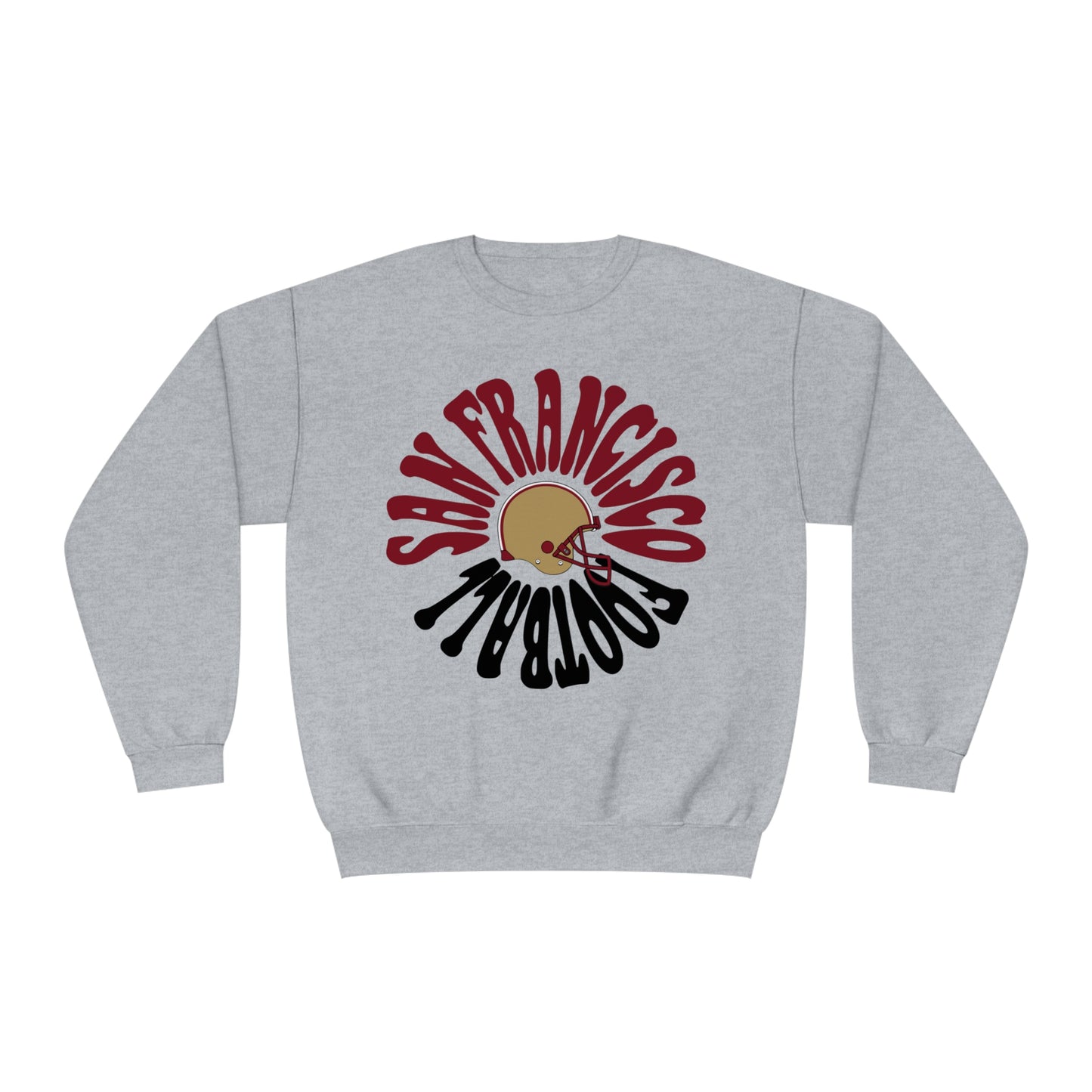Retro San Francisco 49ERS Crewneck - Vintage Football Sweatshirt - Men's Women's Unisex Apparel - Design 2