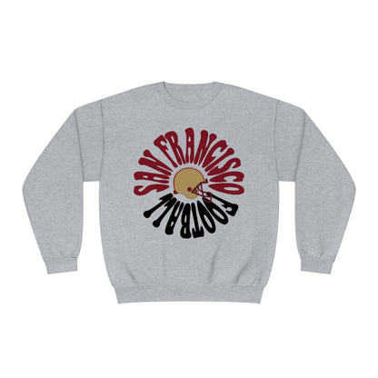 Retro San Francisco 49ERS Crewneck - Vintage Football Sweatshirt - Men's Women's Unisex Apparel - Design 2