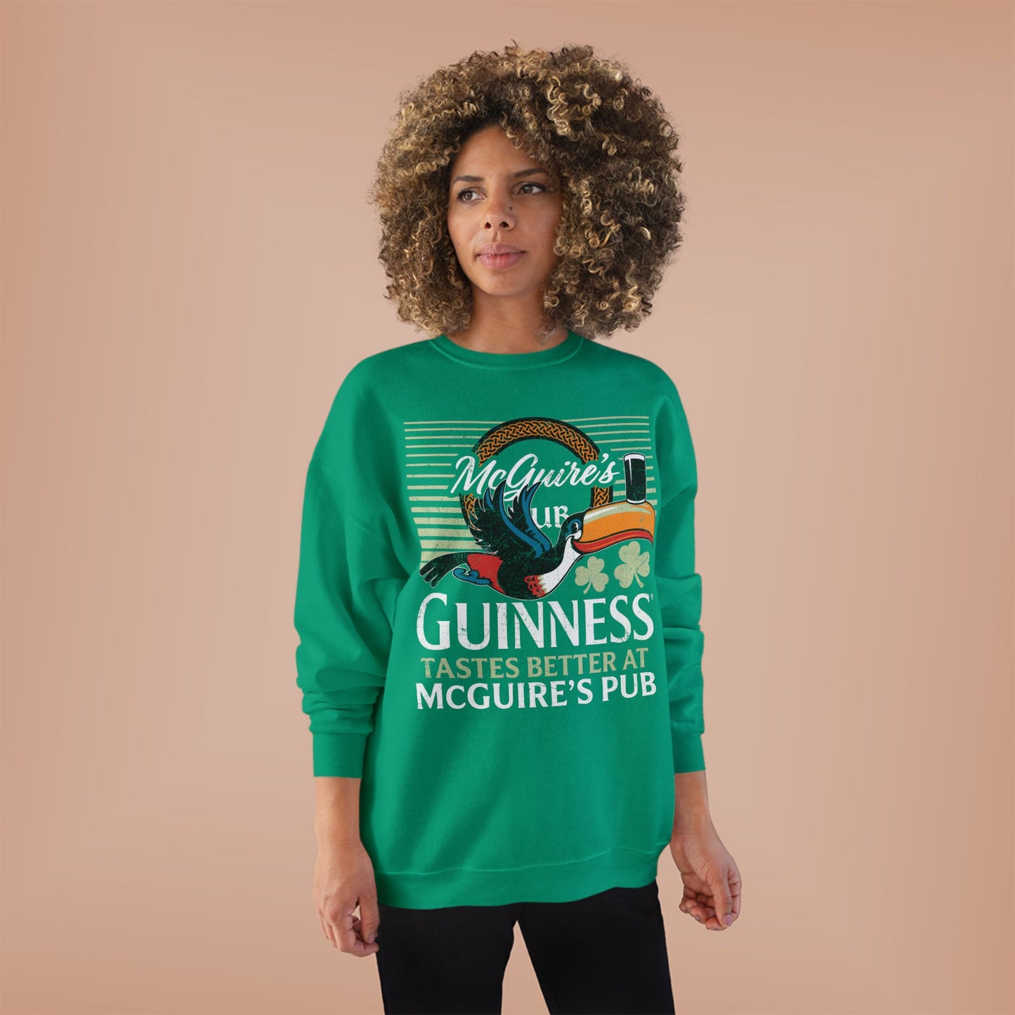 Guinness McGuire's Pub Sweatshirt — Irish Pub St. Patrick's Day Crewneck