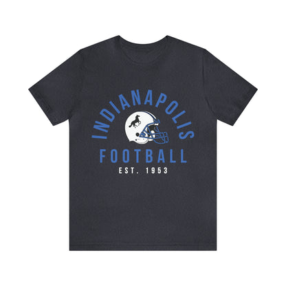 Vintage Indianapolis Colts Short Sleeve T-Shirt - Retro Style Football Tee - Men's & Women's - Design 2