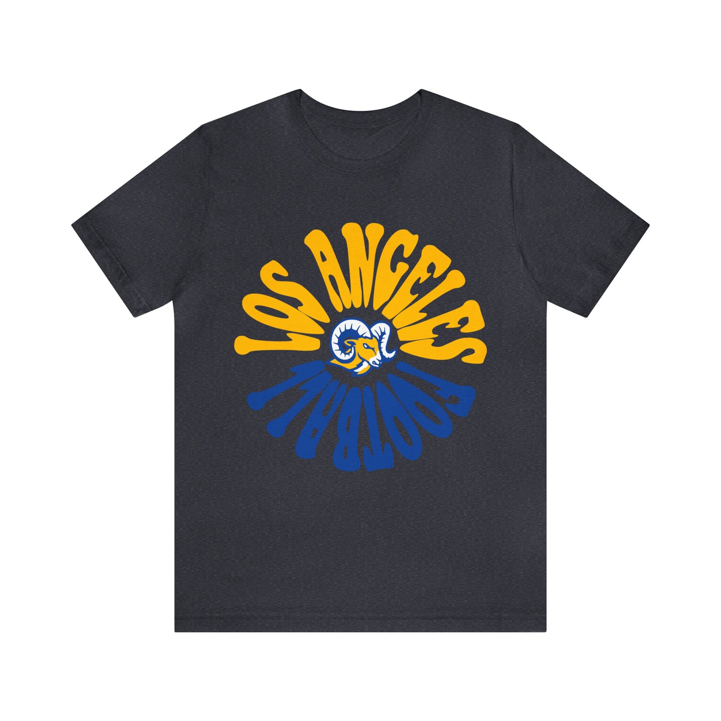 Vintage Los Angeles Rams Tee - Retro California Football T-Shirt Apparel - Men's & Women's Unisex Sizing - Design 2