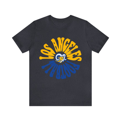 Vintage Los Angeles Rams Tee - Retro California Football T-Shirt Apparel - Men's & Women's Unisex Sizing - Design 2